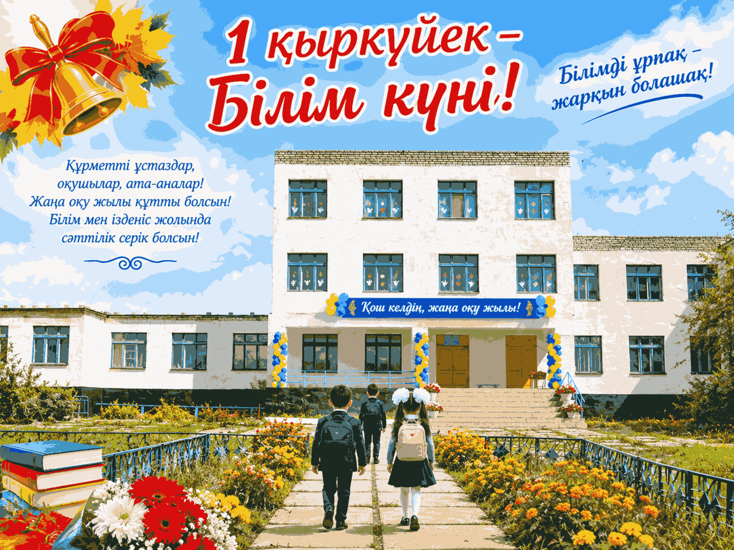 Амангелді мектебінде – жаңа оқу жылының бастауы